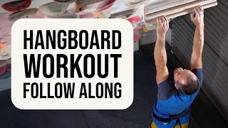 Hangboard 30min follow along workout intermediatebeginner [upl. by Oal]