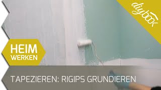 Vor dem Tapezieren  Rigips grundieren [upl. by Ahsikel]