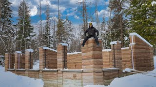 How We Built Rammed Earth Walls Pt1  Geothermal Greenhouse Build Ep25 [upl. by Eimmac]