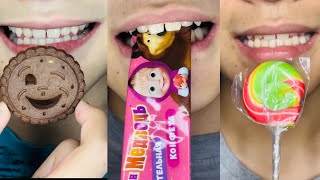 Satisfying Chewing Sounds of Viral Candy BAKO ASMR [upl. by Enaid377]