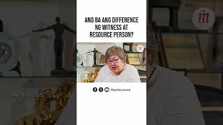 Ano ba ang difference ng Witness at Resource Person [upl. by Nolahc288]