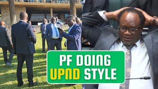 Opposition MPs walk out of Parliament [upl. by Imyaj870]