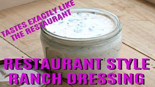 DIY Ranch Dressing Recipe Restaurant Style  Homemade Ranch Salad Dressing Recipe [upl. by Aroc]