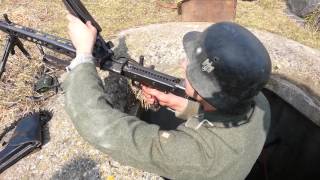 FIRING A MG42  FULL BURST [upl. by Thayne]