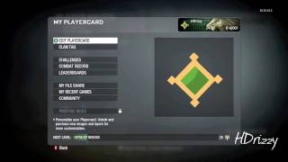 CoD Black Ops Emblem Tutorial Cod4 3rd prestige logo [upl. by Noneek627]