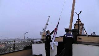 HMS Victory Sunset Ceremony [upl. by Grimaud305]