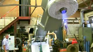 Tundish Preheater  Burner Firing 2 [upl. by Huba]