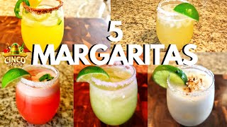 5 Easy To Make Margaritas [upl. by Iveel]