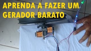 GERADOR DE ENERGIA SIMPLES E BARATO [upl. by Wynn]