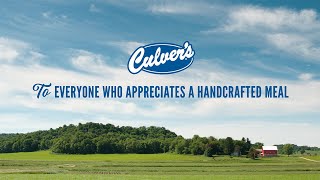 To Everyone Who Appreciates a Handcrafted Meal  Culver’s® [upl. by Favrot]