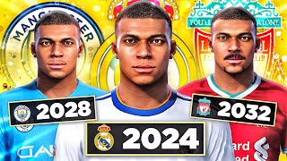 EU JOGUEI TODA CARREIRA DO MBAPPE no FIFA 22 [upl. by Garrard833]