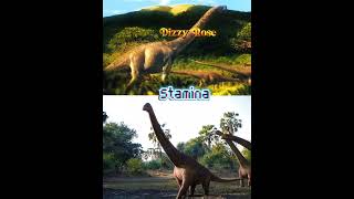 Sauroposeidon vs Brachiosaurus 1v1 dinosaur vs prehistoric tyrannosaurusrex sauropod animals [upl. by Darrej]