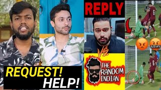 Manoj Dey Request HELP Harsh Beniwal New series 🤯 randomsena fight biggboss ott 3 india vs usa [upl. by Anauqaj]