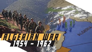 Algerian War of Independence 19541962  Cold War DOCUMENTARY [upl. by Ecyak]