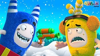 Oddbods  Perang Salju  Kartun NATAL Untuk Anak Kecil [upl. by Manaker]