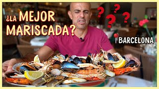 La mejor MARISCADA 🦞 está en PLAÇA REIAL de Barcelona  Seguro que no es una TRAMPA para TURISTAS [upl. by Jacquelyn46]