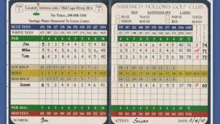 How To Determine Your Golf Handicap Strokes and Net Score Using Course Rating amp Slope [upl. by Ycnej660]