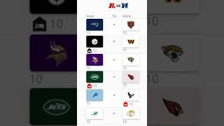 WEEK 10 NFL PREDICTIONS shortvideo nflnews predictions [upl. by Shuping]