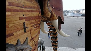 The Great Elephant Les machines de lîle à Nantes 3  The machines of the island in Nantes 3 [upl. by Vizzone]