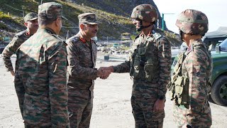 Trishakti Corps Commander meets Jawans of 11 GORKHA amp PUNJAB [upl. by Colette]