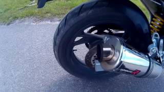 Yamaha TDM 850 Dominator exhaust soundcheck  Loud pipe without db killer [upl. by Anifled]