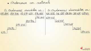 Compararea si ordonarea numerelor naturale mai mici decat 1 000 000  Matematica clasa a IIIa [upl. by Domeniga]