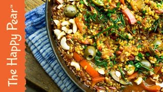 Paella Recipe  Vegan One Pot Wonder [upl. by Cristie]