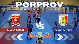 🔴 LIVE PORPROV LAMPUNG PUTRI  TULANG BAWANG BARAT VS LAMPUNG BARAT [upl. by Bullis]