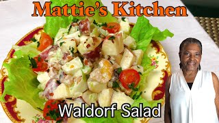 How to Make a Simple Classic Waldorf Salad  Fresh and Delicious Recipe  Mattie’s Kitchen [upl. by Behre113]