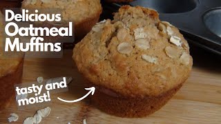 Delicious Oatmeal Muffins  Quick amp Easy Breakfast [upl. by Ennaylloh]