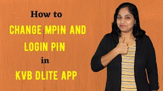 KVB MPIN change Tamil  How to change mPIN and Login PIN in KVB DLite app  KVB dlite mobile banking [upl. by Westley]