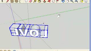 SketchUp  3D spinning text using plugin Proper Animation [upl. by Helenka]