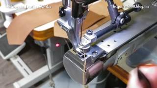 Adler 69 sewing machine  Close up test sewing  애들러 69 바느질 근접 촬영 [upl. by Yleak]