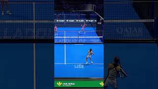 WHAT ARE THOSE SAVES 😱😱 Padel Highlights bestofpadel [upl. by Eduj]