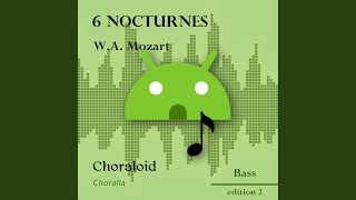 6 nocturnes Due pupille amabili KV 439 Voice with metronome [upl. by Stevenson]