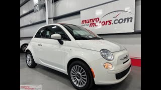 2015 Fiat SOLDSOLDSOLD 500C Convertible White on RedWhite interior with Red Roof Auto with 37k kms [upl. by Dalila]