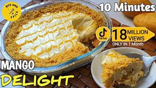 mango delight  mango delight Recipe  mango dessert  Creamy mango delight by IceandSpicepk [upl. by Ycak]