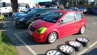 Citroen c2 track day tesside autodrome [upl. by Hemetaf]