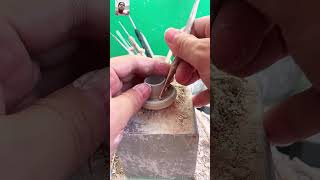 Amazing mini Pottery ArtYoutube ytshortsfingertippottery amazingcreativitydiysatisfying [upl. by Adnovoj]