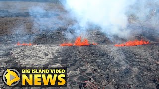 Kilauea Volcano Eruption Update Lava Filling Nāpau Crater Floor Sep 17 2024 [upl. by Refinnaj]