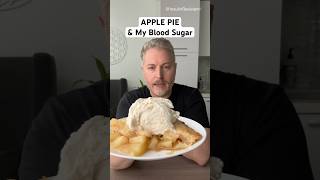 Apple pie with ice cream and my blood sugar glucose bloodsugar insulinresistant1 applepie [upl. by Creight]