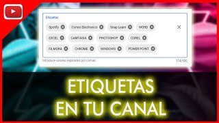 Cómo Poner ETIQUETAS AUTOMÁTICAS 🏷️ en Cada Vídeo de YouTube [upl. by Stoops]