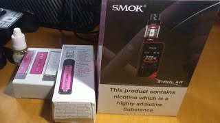 Smok xpriv kit amp tfv12 prince kit Efest charger efest batteryAMAZON [upl. by Ahsekan]