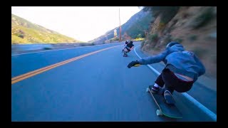 Downhill longboarding on crazy speed by AeraTrucks [upl. by Aerdied]