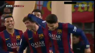 FC Barcelona  SD Huesca 16122014 skrot meczu [upl. by Peggie]