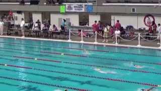 2014 Western Zones 1112 Boys 200 Back Connor Wins heat  Short lived Zones record [upl. by Christis]