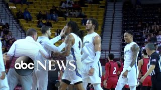 New Mexico State University shuts down mens basketball program  GMA [upl. by Lledrac]