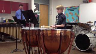 Timpani Kettledrums solo [upl. by Ykceb]