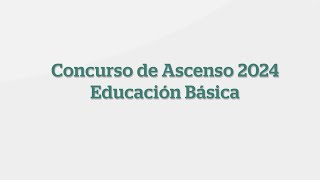 ¿Cómo inscribirse en el Concurso de Ascenso 2024 Educación Básica [upl. by Fakieh139]