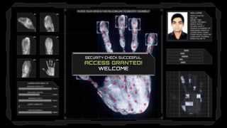 Biometric Hand Scanner After Effects [upl. by Angelika]